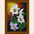 Набор для вышивания бисером КАРТИНЫ БИСЕРОМ "Ветка лилии" (по картине Елены Самарской)